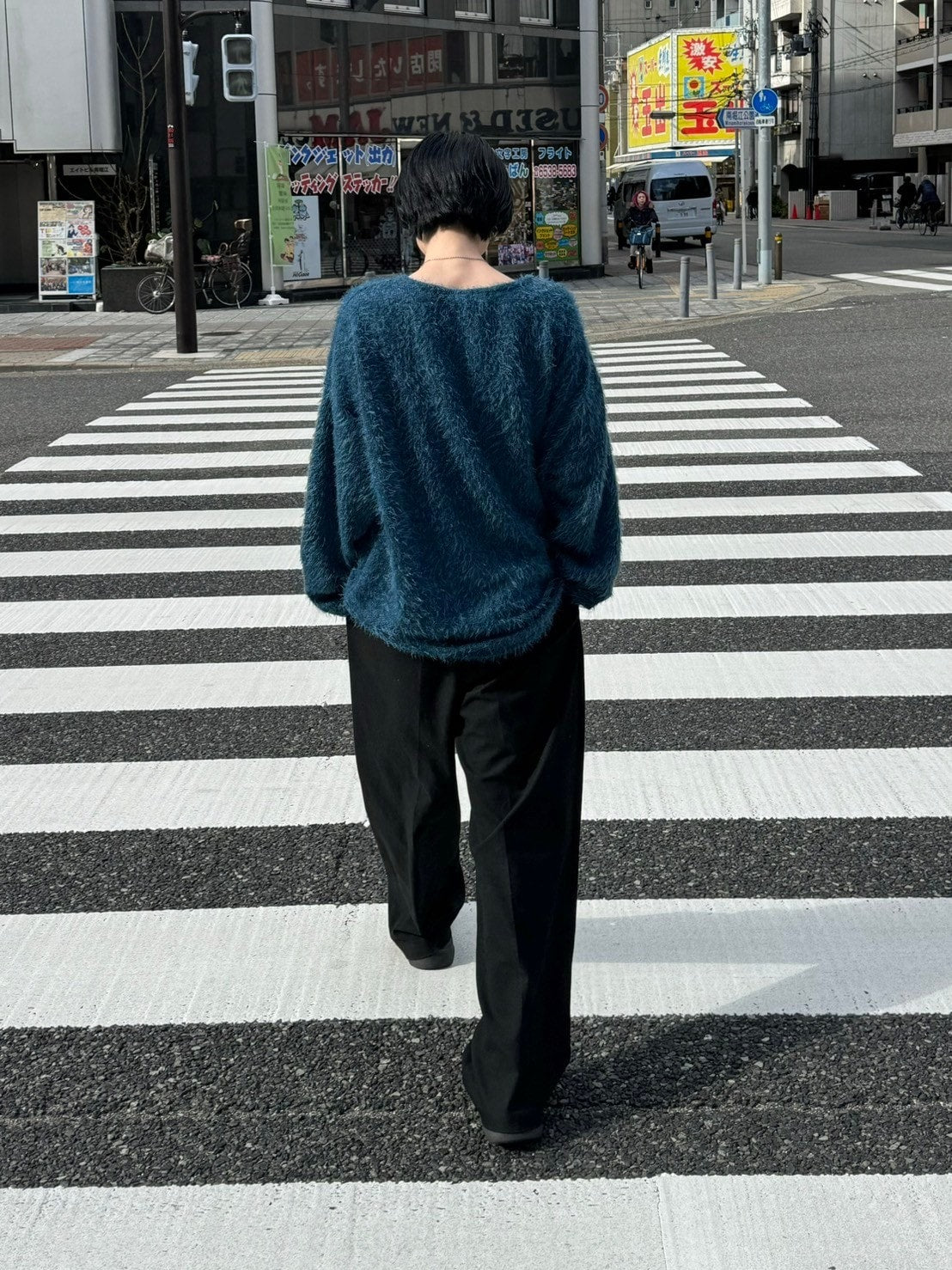 受注制【Chikashitsu +】shaggy knit (5color)