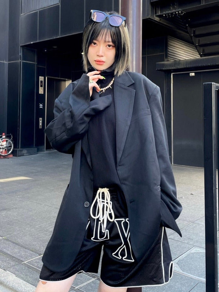 受注制【Never mind the XU】oversized jacket (2color)