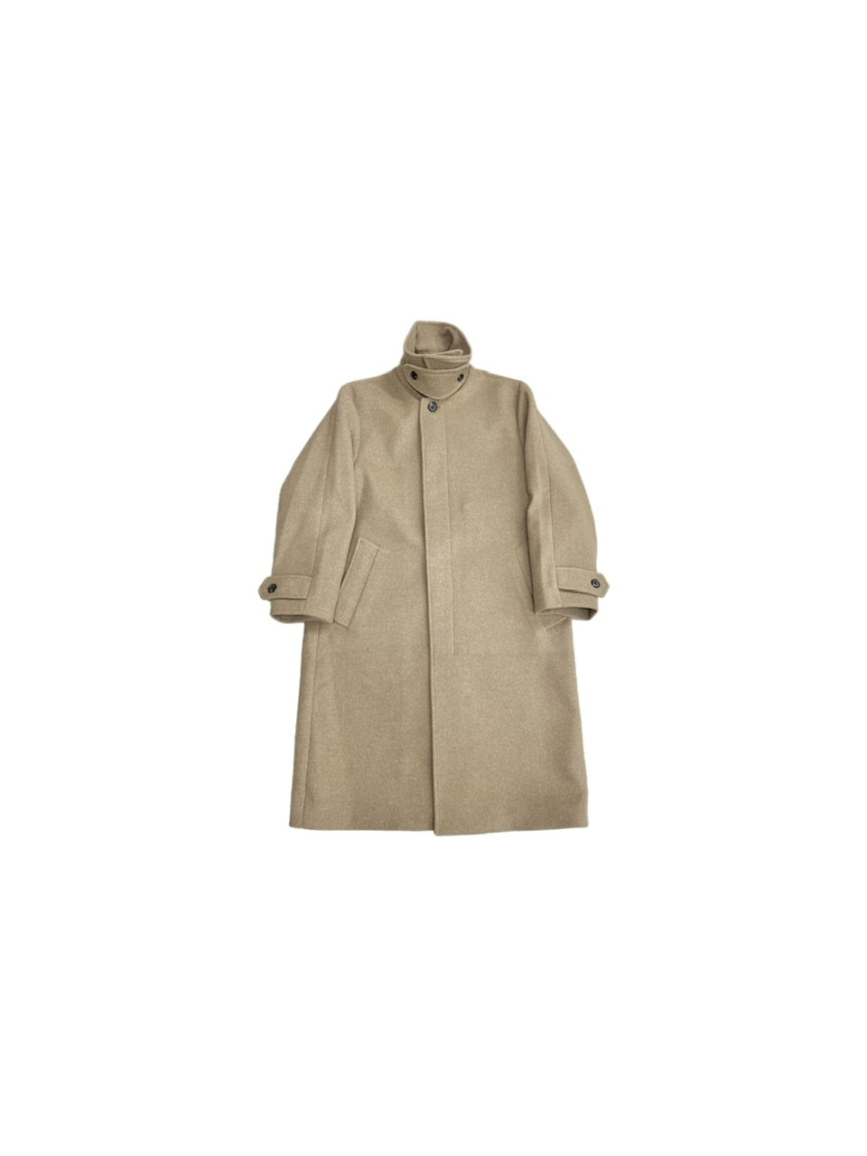 受注制【Chikashitsu +】high neck coat (3color)