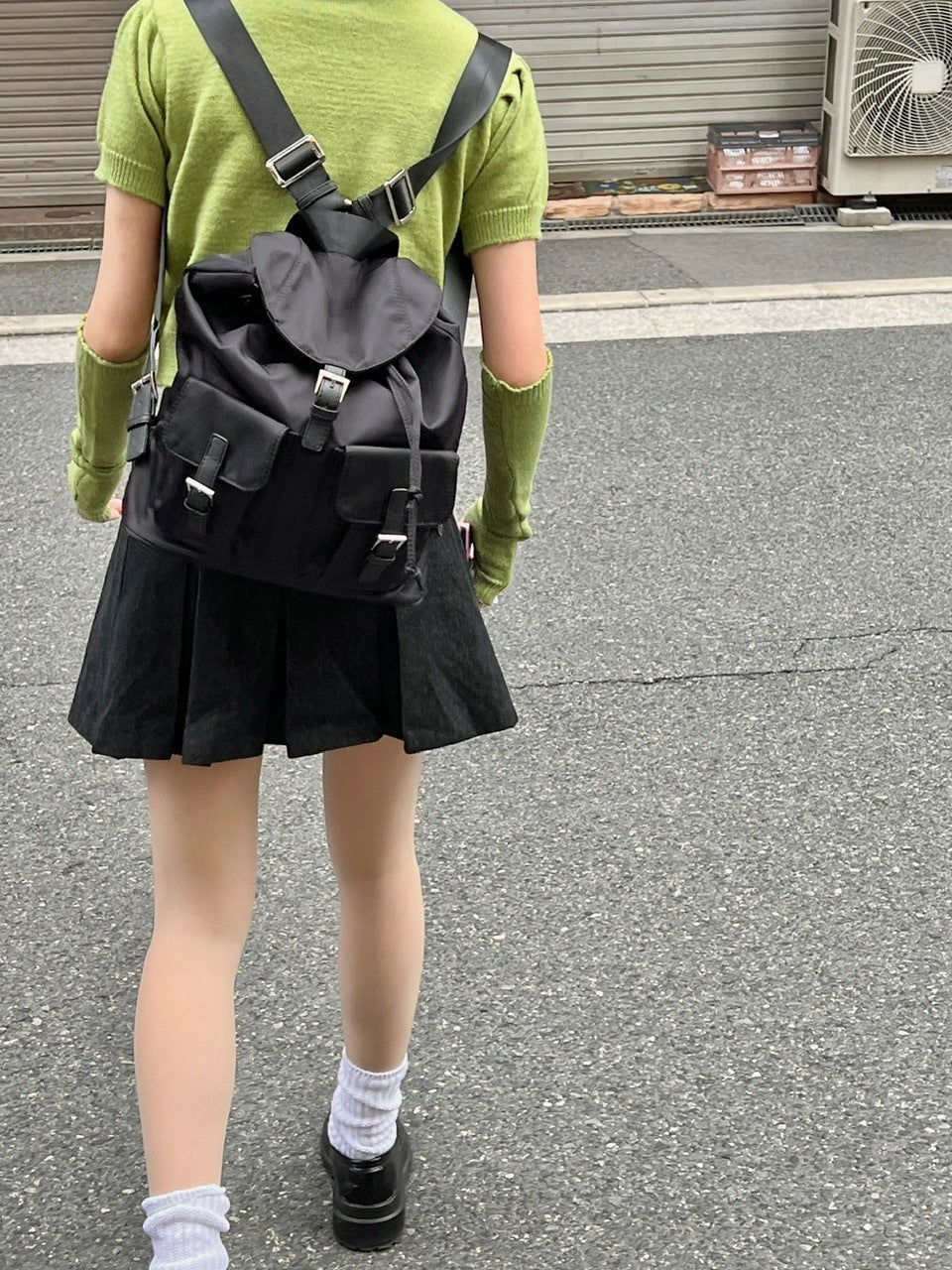 受注制【Chikashitsu +】design belt backpack