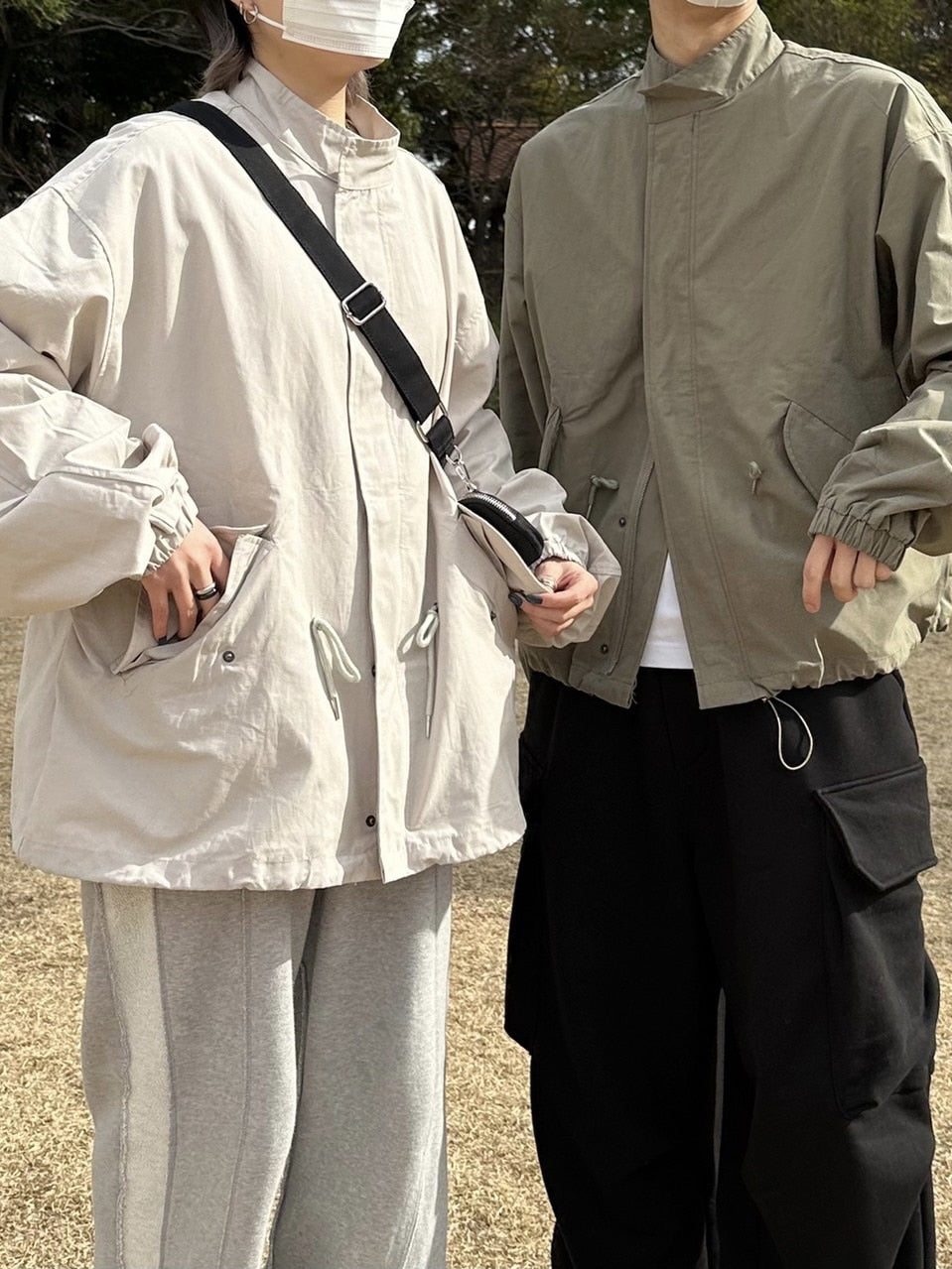 受注制【Chikashitsu +】cotton blouson(3color) / 【チカシツプラス】コットンジャケット