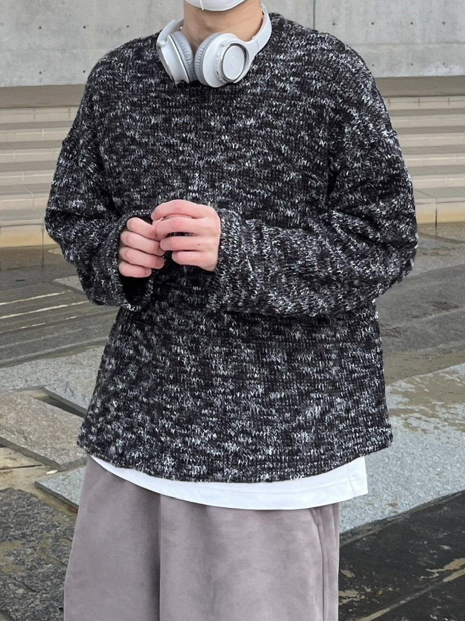 【youll】mix knit (2color)