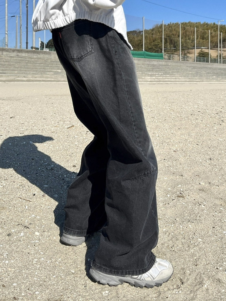 受注制【youll】denim wide pants (2color)