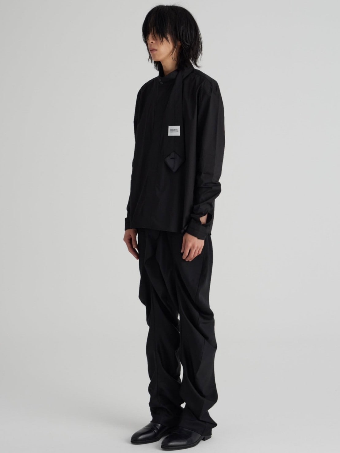 【NEWWAVEBOYS】Silhouette Tie Shirts