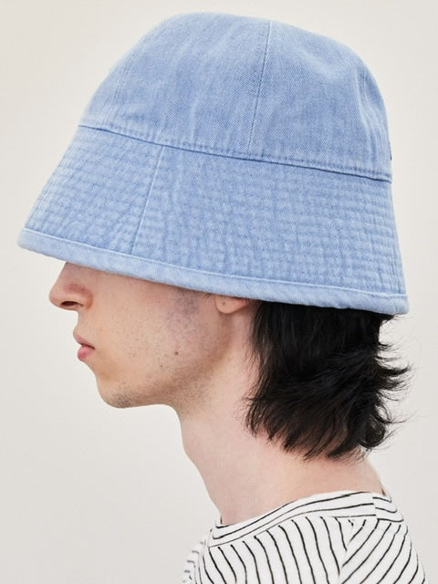【RE:ON STUDIO】REON LOGO DENIM BUCKET HAT