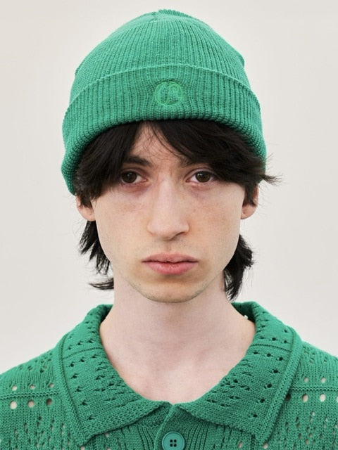 【RE:ON STUDIO】REON LOGO COTTON BEANIE