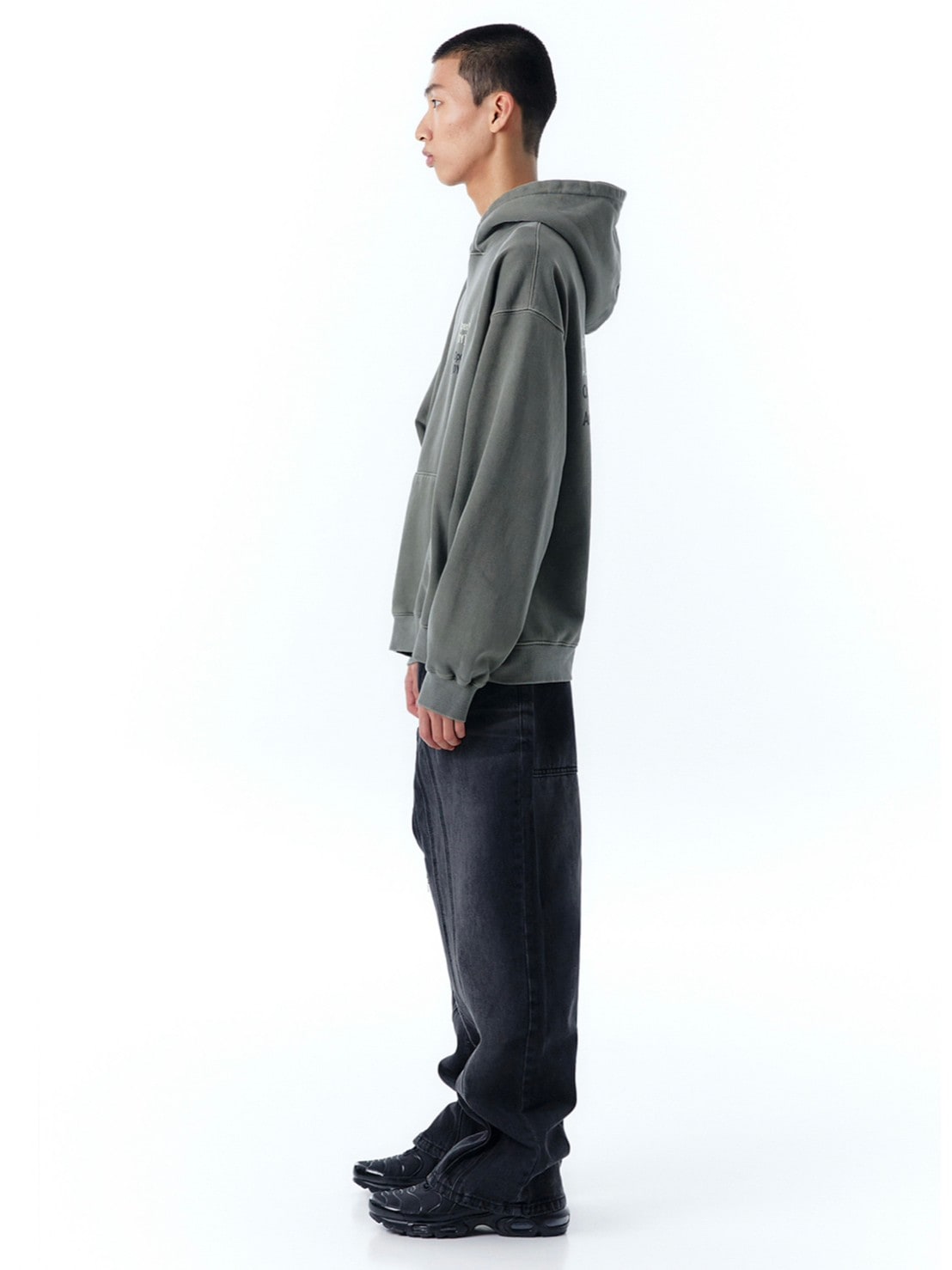 【OY】PIGMENT TYPO HOODIE