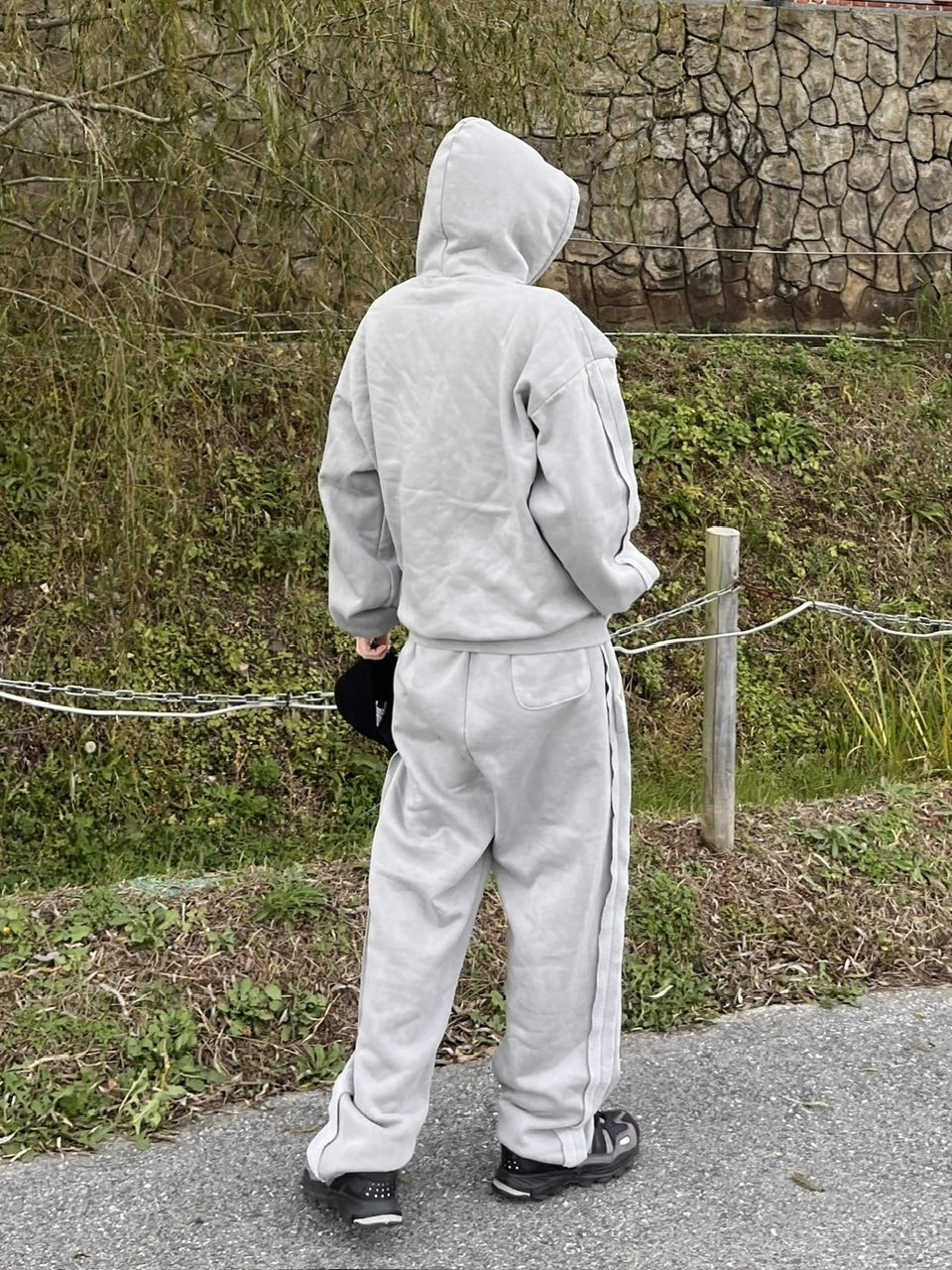 【youll】set up pigment sweat pants (2color)