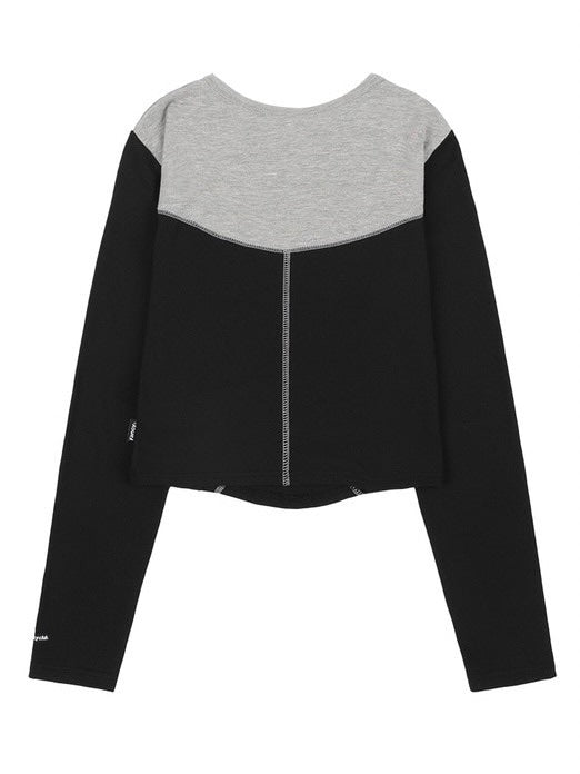 【FANCY CLUB】TURNING CLASSIC STITCH CROP TEE