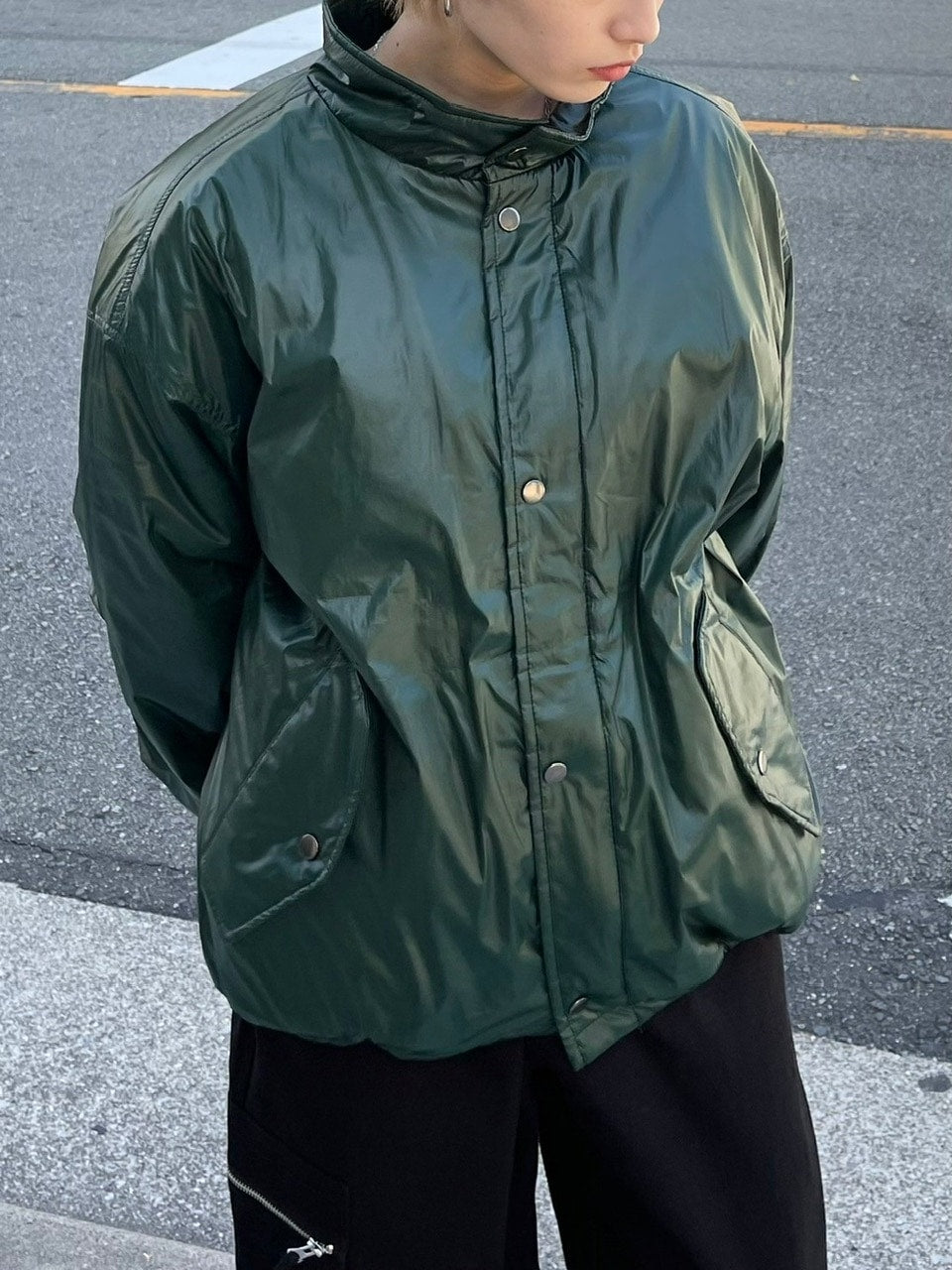 【Chikashitsu +】unisex padding blouson (4color) / 【チカシツプラス】ユニセックスパディングエムエーワン長袖ブルゾン