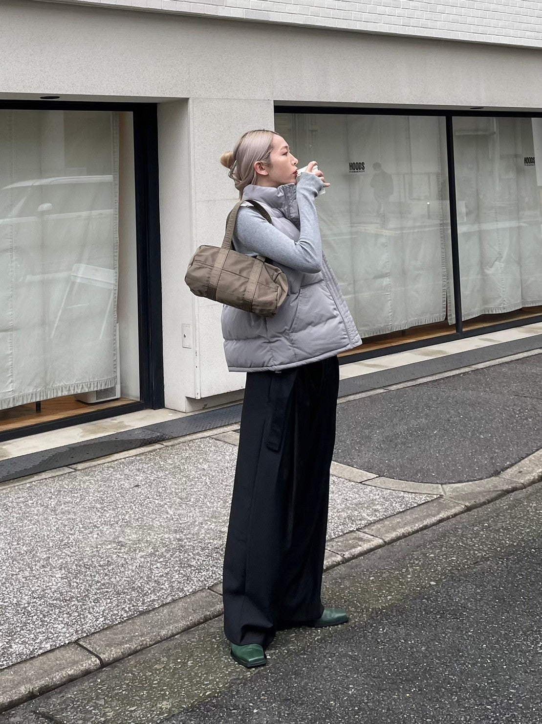 受注制【Chikashitsu +】padded vest (5color)