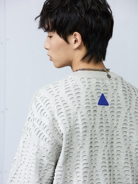 【ARCH by ROARINGWILD】FISH SCALE PATTERN SWEATER