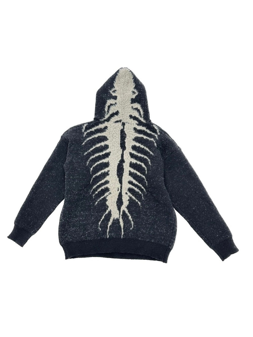 国際配送【Never mind the XU】bone hooded sweater (2color)