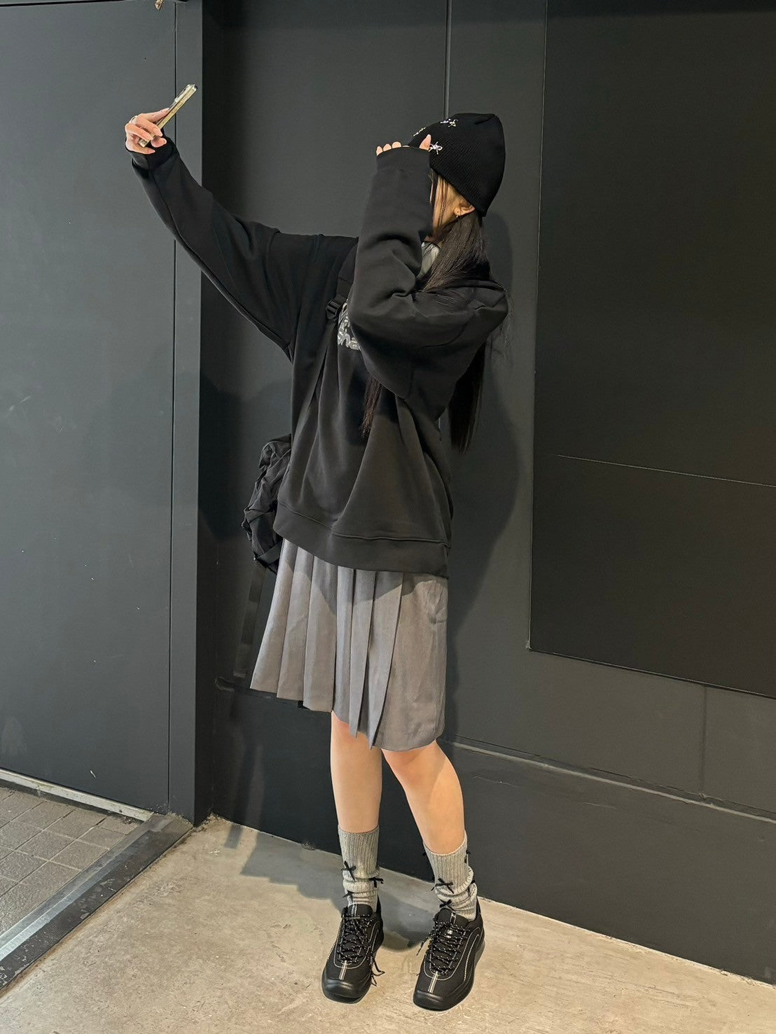 受注制【Chikashitsu + LADIES】ribbon beanie (3color)