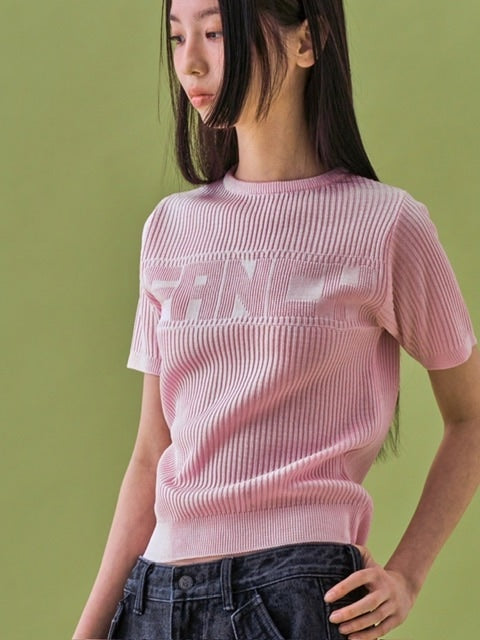 【FANCY CLUB】INNOCENCE KNIT TEE
