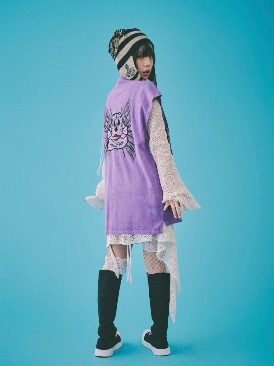 【GALFY】ゴリ厨二タンク / 【ガルフィー】ロゴプリントタンクトップ