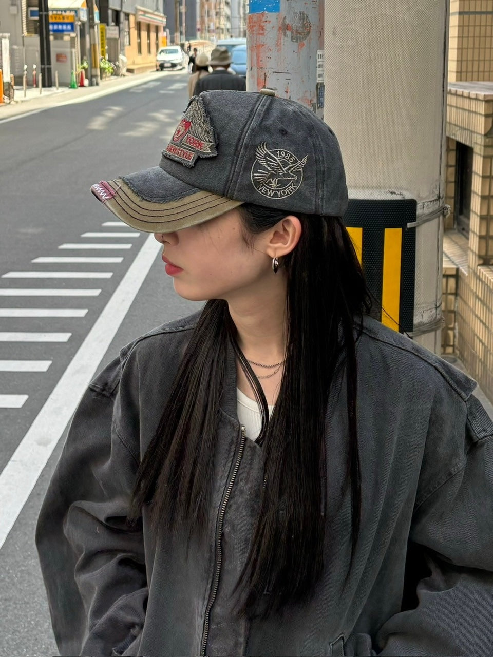 大阪店WEB限定【Chikashitsu +】vintage design cap (3color)
