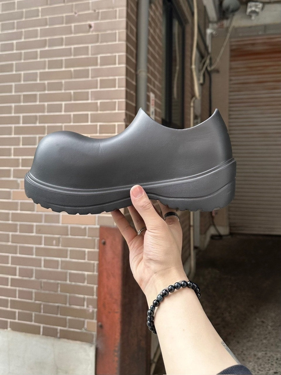 受注制【Chikashitsu +】volume sole clog shoes / 【チカシツプラス】ボリュームソール厚底クロッグシューズ