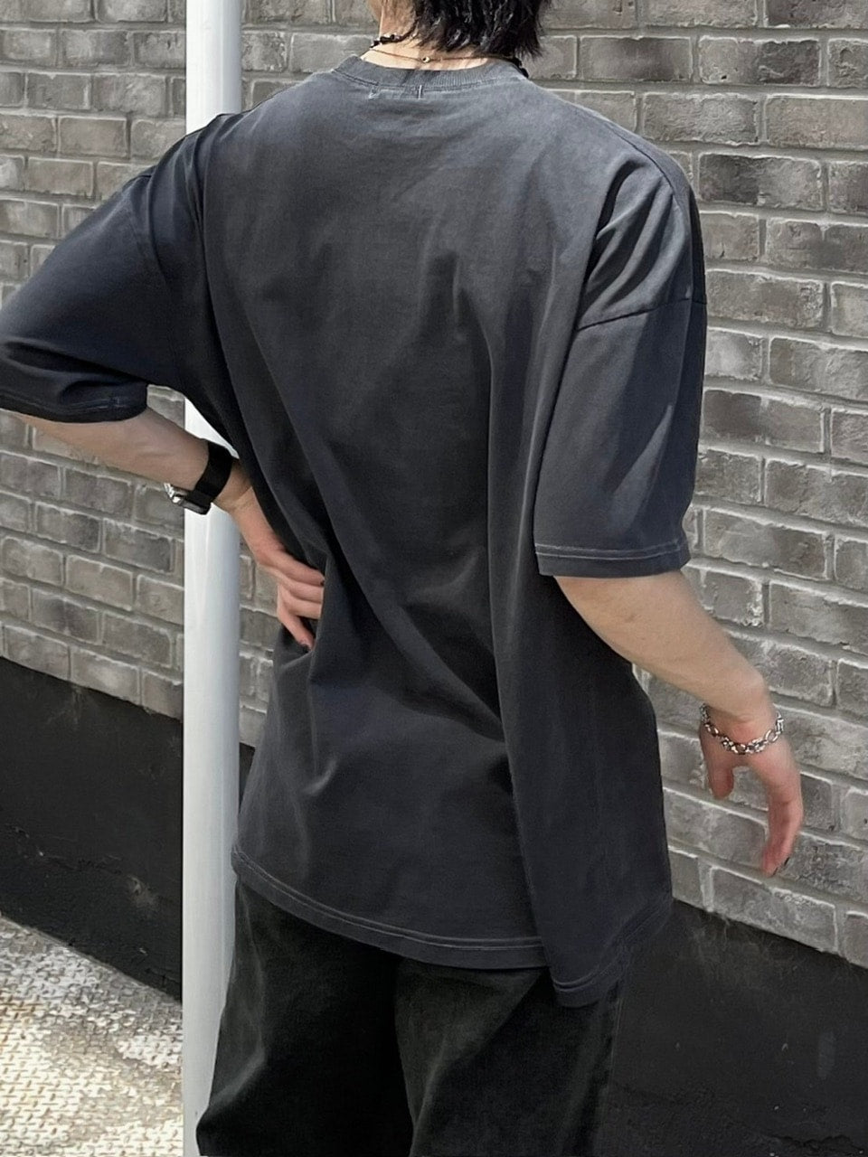 大阪店WEB限定【Chikashitsu +】pigment bullet t-shirt