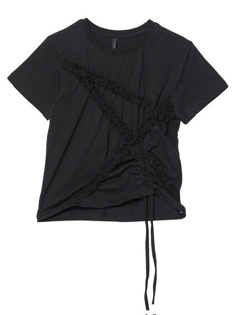 【FLAREUP】Diagonal Strap T-shirt