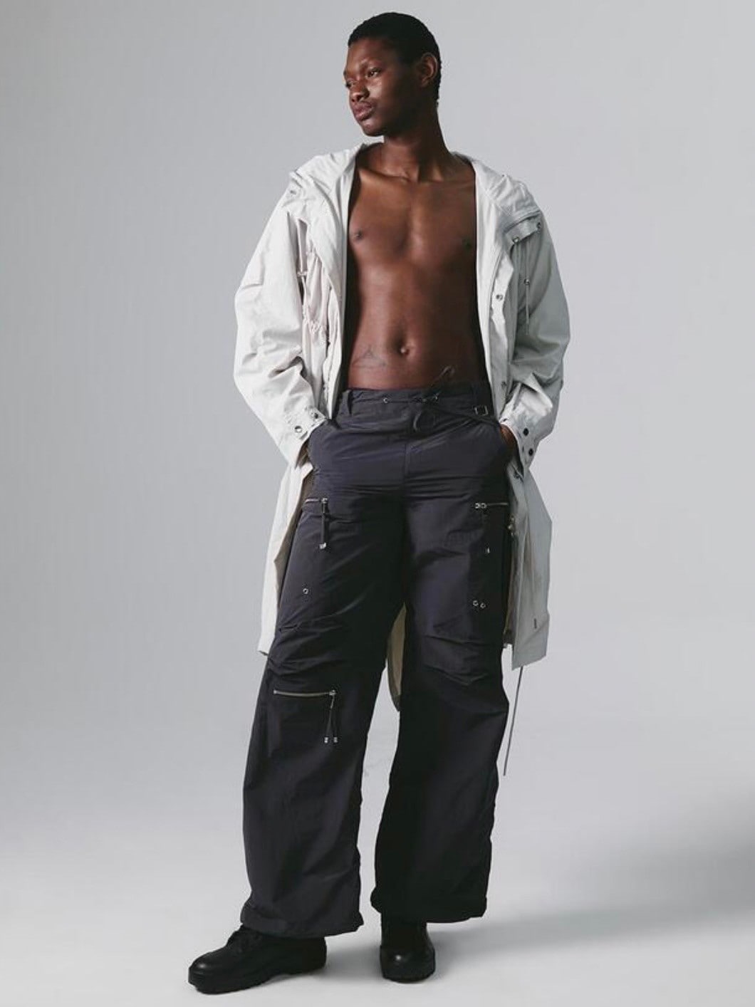 【NACHE】PUCKERING JOGGER PANTS (UNISEX)