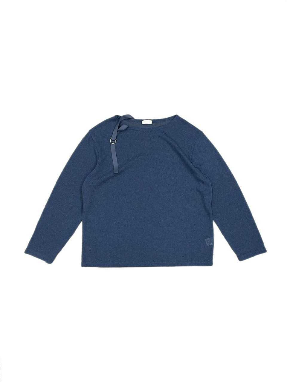 受注制【Chikashitsu +】belt design summer knit (3color)