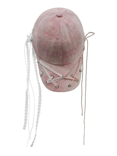 【BLACK PURPLE】Vortex strap eyelet cap