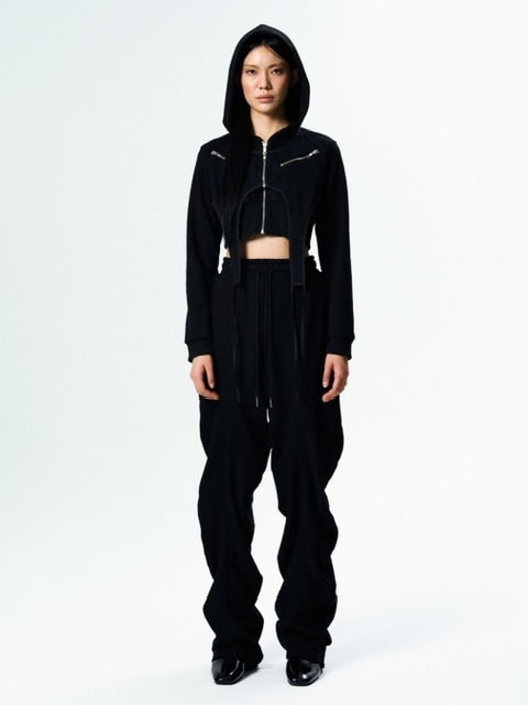 【ARTS DE BASE】Hood Crop Jacket