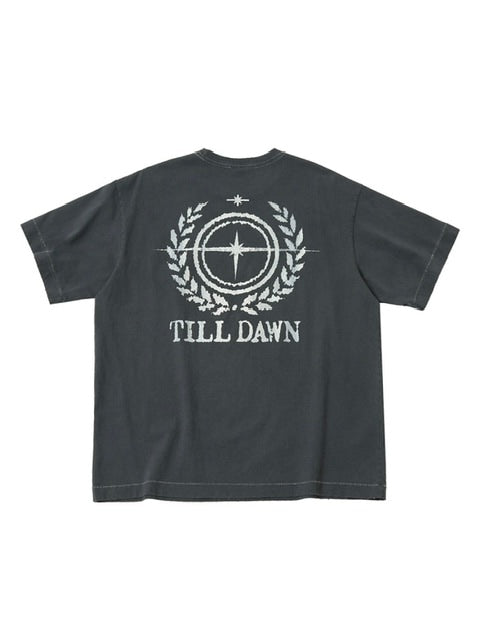 【TILLDAWN】CIRCLE PIGMENT 1/2 SLEEVE