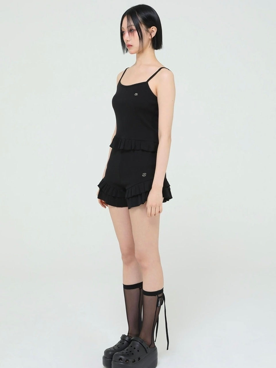 【Uglyshadow】US RUFFLE SLEEVELESS