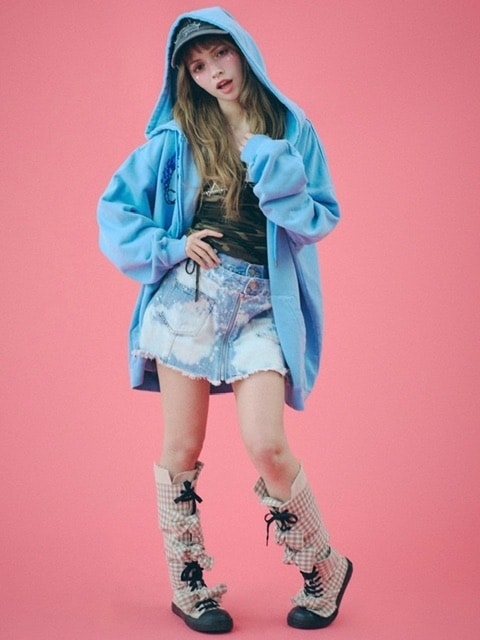 【GALFY】ガルクエジップパーカー