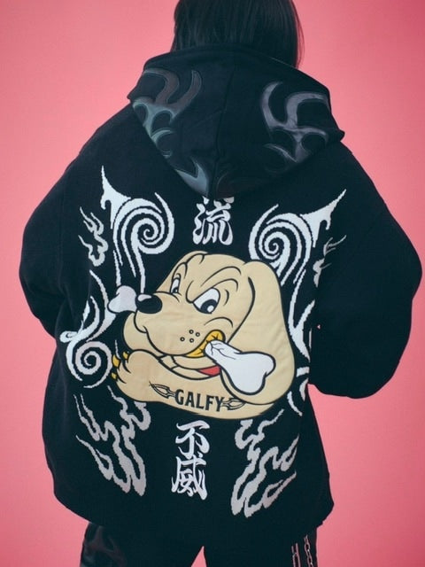 【GALFY】卍ドライバーズニット