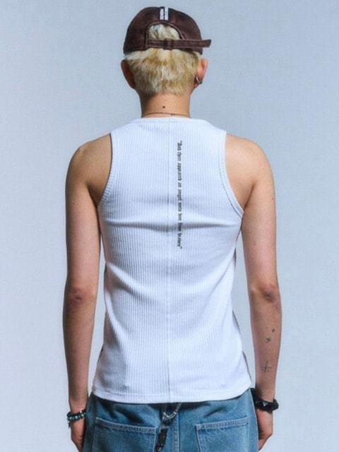 【SCHISM INDUCING】MUSCLE TANK TOP