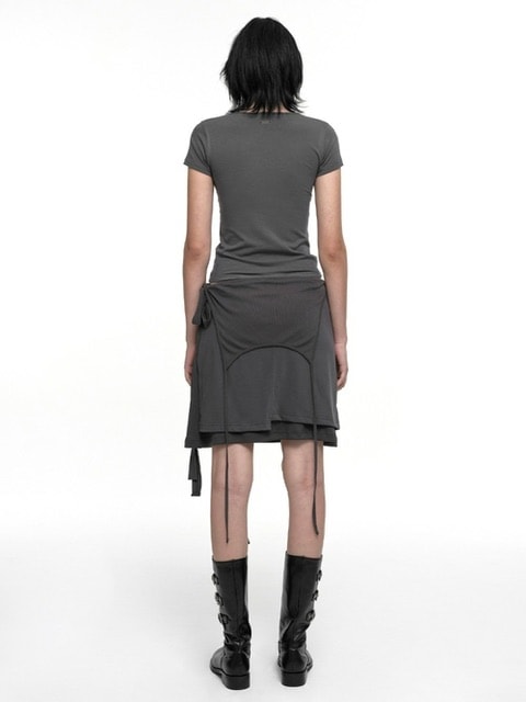 【NACHE】SHIMMER CROP T-SHIRT