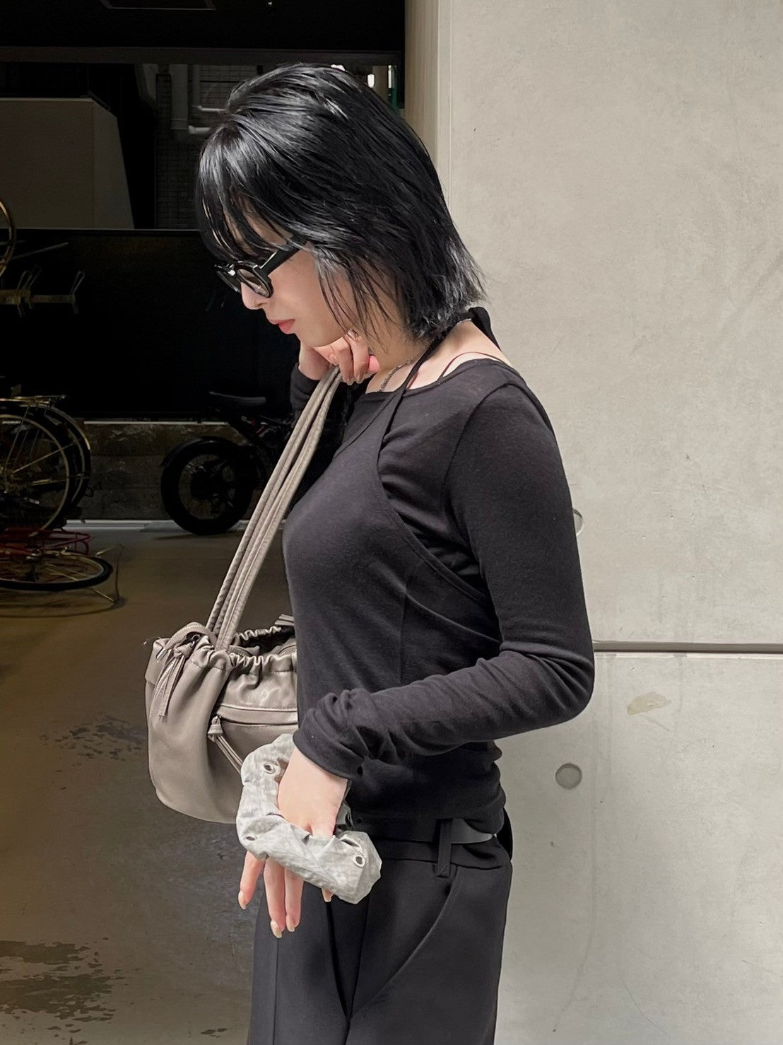 【oaks】2-piece layered long sleeve (3color)