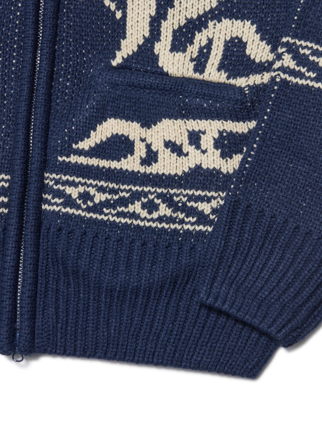 NOMANUAL】COWICHAN HOODED ZIP-UP – PRESSING WEB SHOP
