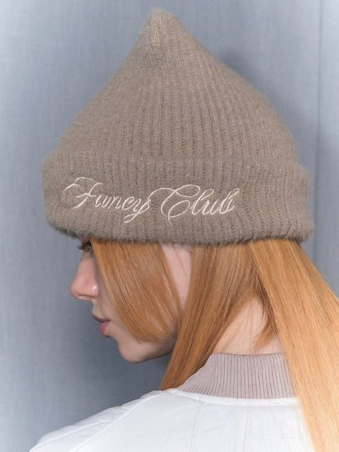 【FANCY CLUB】SOFT CREAM BEANIE / 【ファンシークラブ】ソフトクリーム猫耳ニット帽子