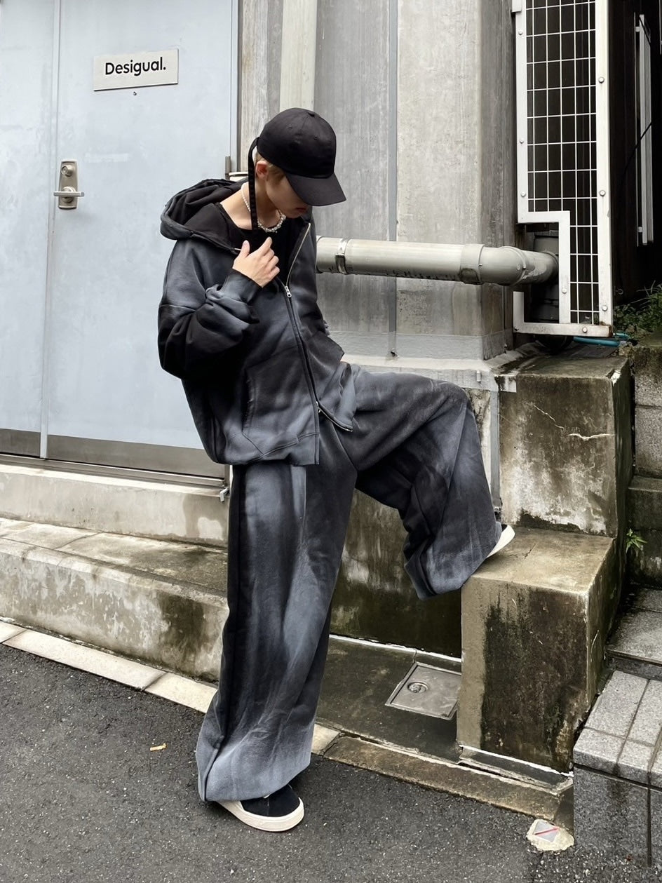 受注制【nmtc +】washing zip up hoodie (3color) / 【エヌエムティーシープラス】ウォッシングジップアップパーカー