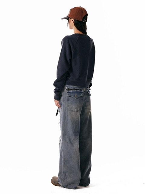 【AAKAM】Eagle Printed Knit / 【アーカム】イーグルプリント長袖ニット