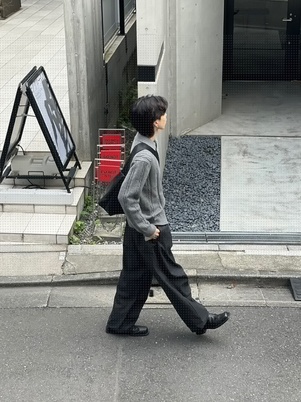 受注制【Chikashitsu +】cable lib knit cardigan (3color)