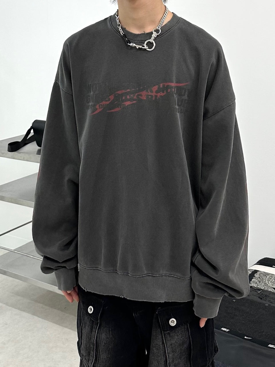 大阪店WEB限定【Chikashitsu +】original necklace 2 (2color)