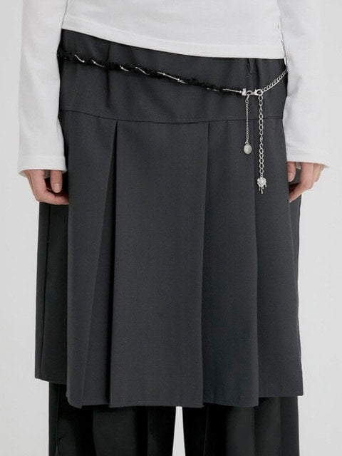 【FLAREUP】Braided Handmade Chain Belt / 【フレアアップ】ブレイデッドハンドメイドチェーンベルト