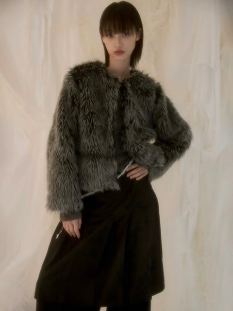 【FLAREUP】Fur Jacket / 【フレアアップ】ファージャケット