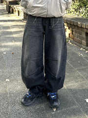 受注制【youll】pin tuck denim pants (2color)