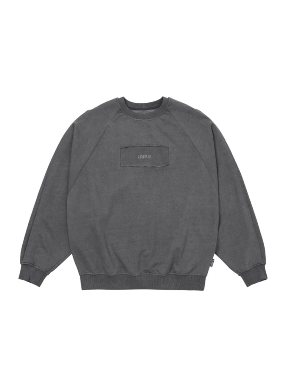【AJOBYAJO】Raw Edge Batwing Sweatshirt