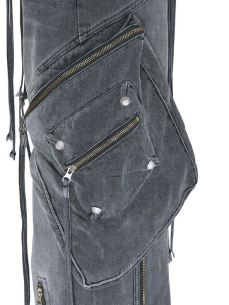 【SURGERY】oblique cargo jeans / 【サージェリー】カーゴデニムパンツ