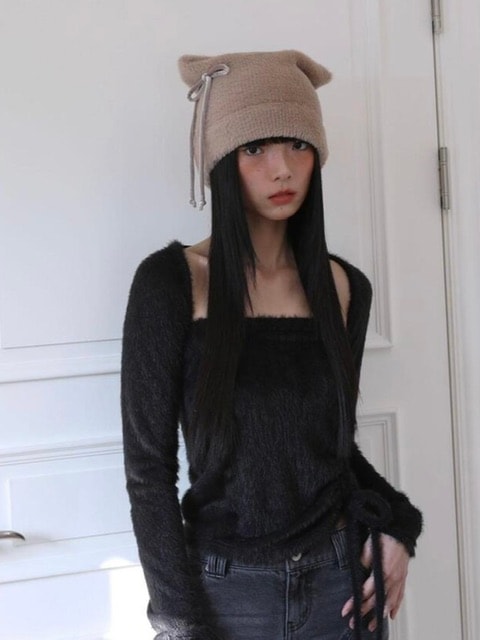 【Uglyshadow】ANGORA CAT BEANIE