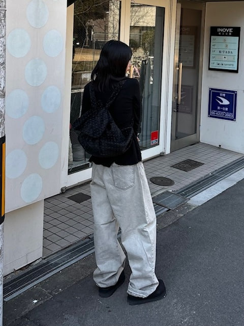 受注制【oaks】frill high neck long sleeve (2color)