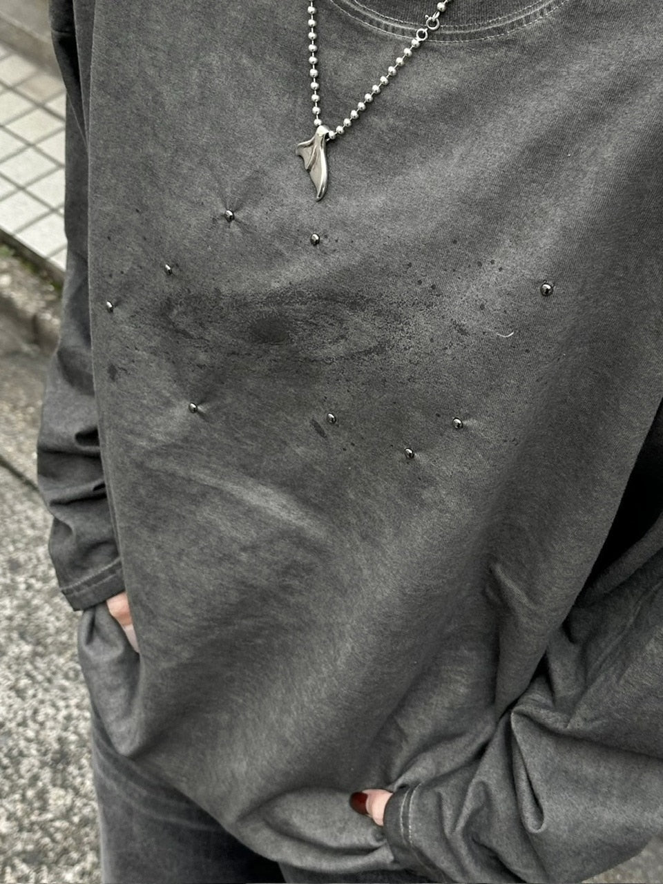 受注制【youll】galaxy long tee (2color)