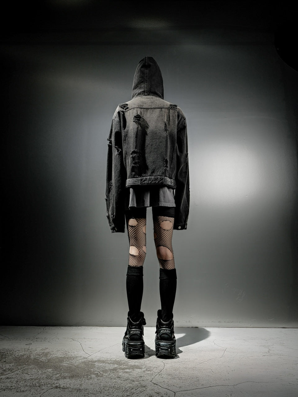 【DIG YOUR OWN GRAVE】DENIM HOOD JKT / 【ディグユアオウングレイブ】フード長袖デニムジャケット